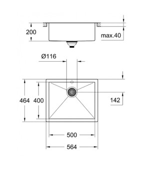 Кухонная мойка Grohe K700 EX Sink 31579SD0