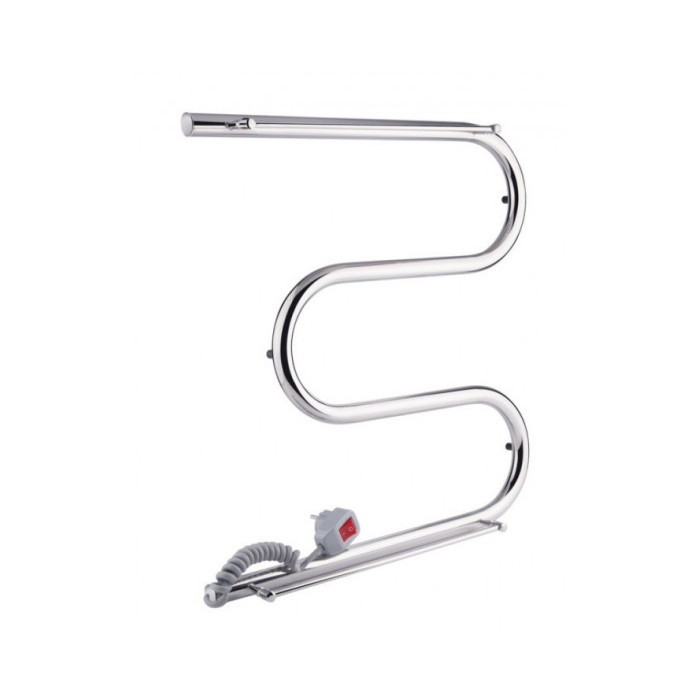 Полотенцесушитель Qtap Snake shelf (CRM) 500x500