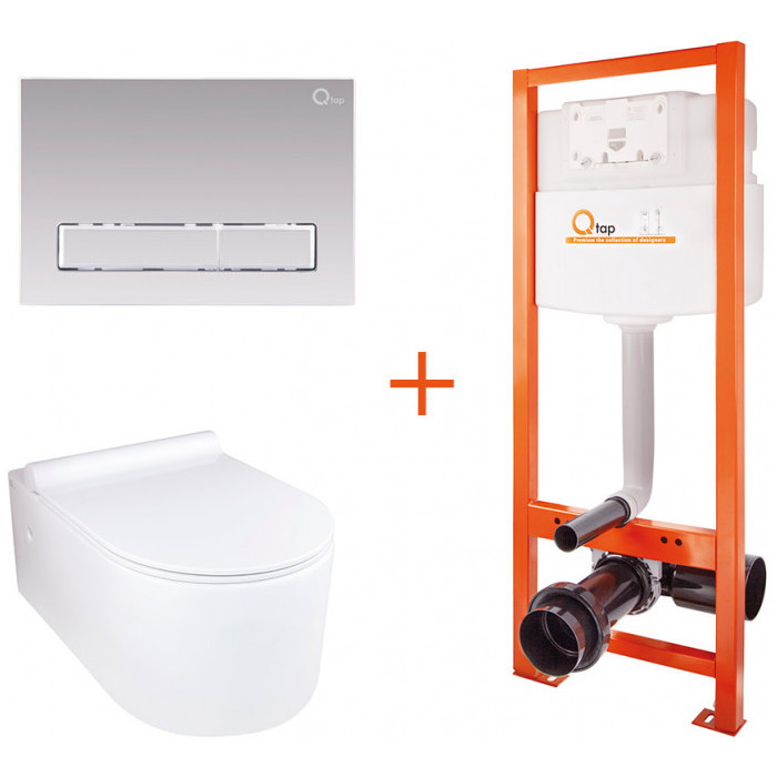 Комплект Qtap Merlin WHI 2044A та Nest M425-M08CRM
