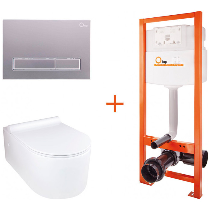 Комплект Qtap Merlin WHI 2044A та Nest M425-M08SAT