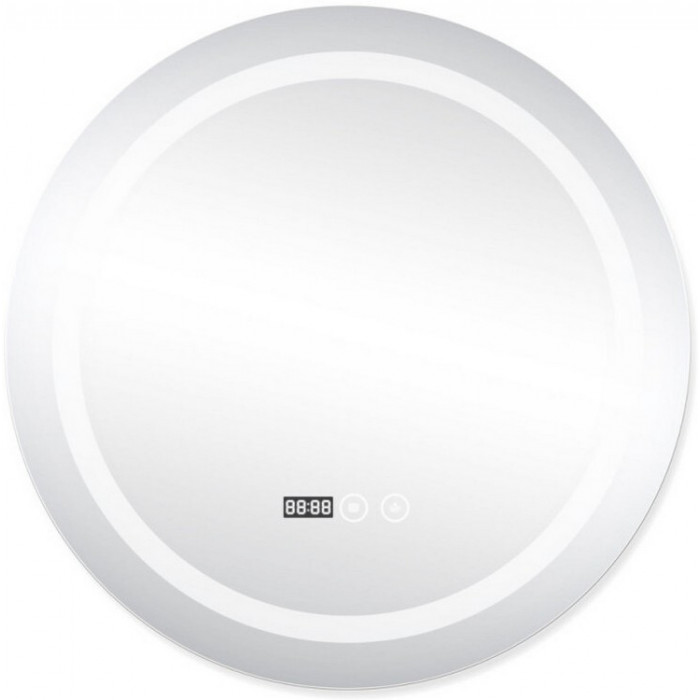 Зеркало Qtap Mideya R600 с LED-подсветкой Touch, антизапотеванием, диммером (QT2078F803W)