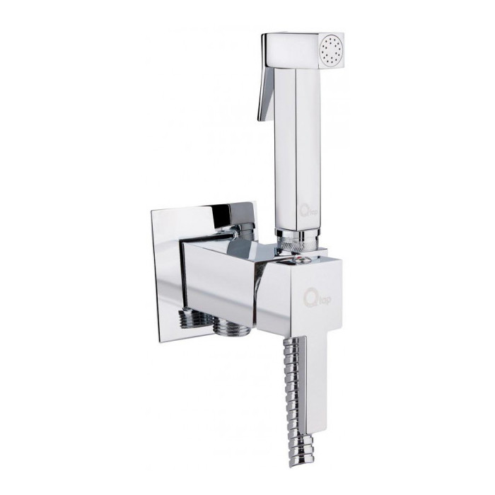 Набор для гигиенического душа Qtap Inspai-Varius QTINSVARCRMV00440201 Chrome