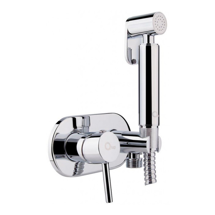 Набор для гигиенического душа Qtap Inspai-Varius QTINSVARCRMV00440501 Chrome
