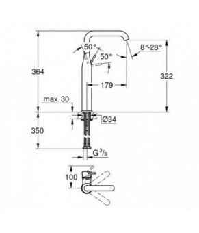 Смеситель Grohe Essence 32901001