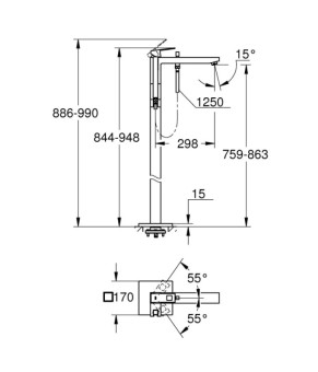 Смеситель Grohe Eurocube 23672001