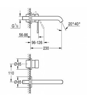 Смеситель Grohe Essence 19967001