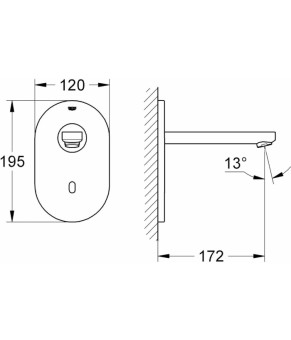 Смеситель Grohe Euroeco Cosmopolitan E 36273000