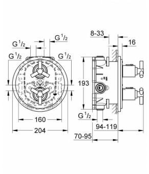 Смеситель Grohe Atrio 19394000