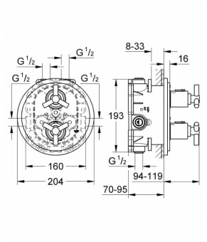 Смеситель Grohe Atrio 19395000