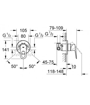 Смеситель Grohe BauLoop 29042000