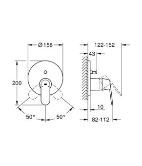 Смеситель Grohe Eurosmart Cosmopolitan 24045000