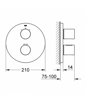 Смеситель Grohe Grohtherm 3000 19468000