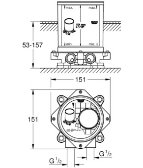 Монтажный комплект Grohe 45984001