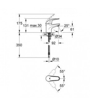 Набор Grohe Euroeco 124428
