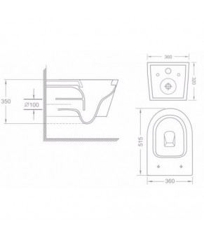Унитаз Qtap Swan WHI 5178