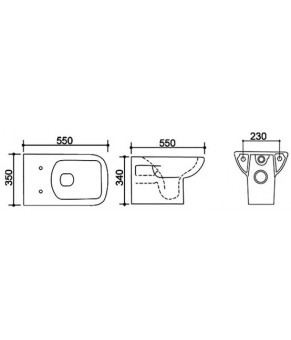 Комплект Qtap Amadina WHI 2043 и Nest M425-M06SAT