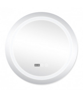 Зеркало Qtap Mideya R600 с LED-подсветкой Touch, антизапотеванием, диммером (QT2078F803W)