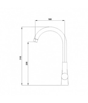 Смеситель Qtap Form CRM 007F-1
