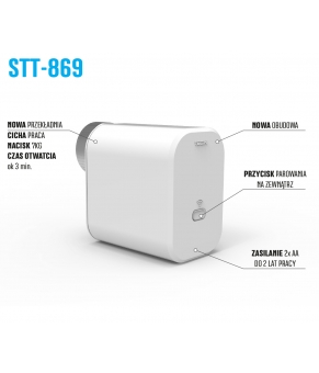 Термоэлектрический привод Tech STT 869