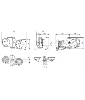 Циркуляционный насос Grundfos Magna1 D 99221241