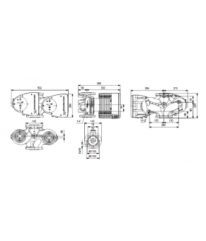 Циркуляционный насос Grundfos Magna1 D 99221286