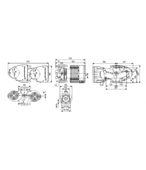 Циркуляционный насос Grundfos Magna1 D 99221339