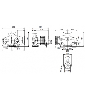 Циркуляционный насос Grundfos Magna3 D 97924493