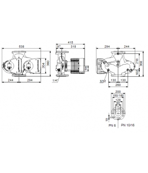 Циркуляционный насос Grundfos Magna3 D 97924512