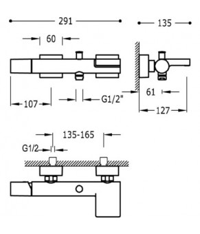 Смеситель Tres Project 211.170.01.NM