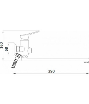 Смеситель Qtap Loft CRM 005 New