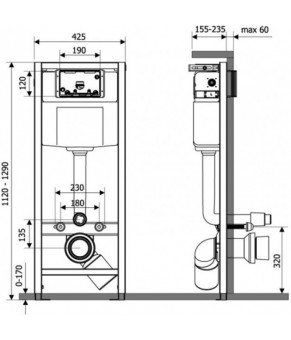 Инсталляция Qtap Nest M425-M11SAT