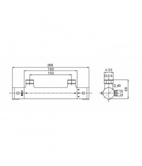 Смеситель Qtap Inspai-Therm CRM T300100