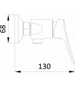 Смеситель Qtap Loft CRM 010
