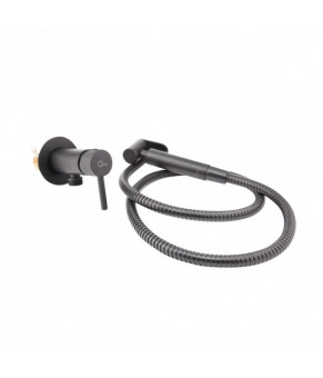 Набор для гигиенического душа Qtap Inspai-Varius Black Matt (QTINSVARBСRV00440001)