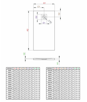 Поддон Radaway Kyntos F HKF9080-04