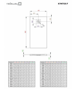 Поддон Radaway Kyntos F HKF10080-64