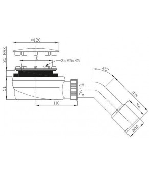 Сифон Radaway R510