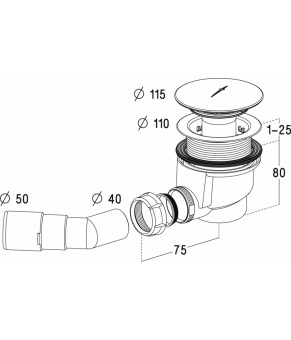 Сифон Radaway 690P