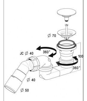 Сифон Radaway 578P