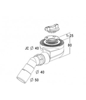 Сифон Radaway 5 SL1