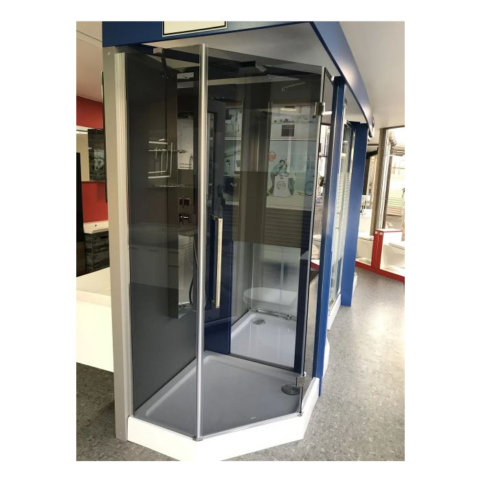 Душевая кабина Dusel A-715 тонированное 90х90х190
