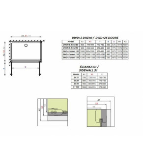 Двери Radaway Eos II DWD S 3799493-01