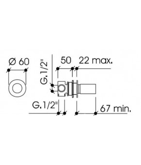 Cмеситель Bonomi Elle 112032/49B