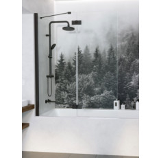 купити недорого Шторка Radaway Essenza New Black PND II 10002120-54-01