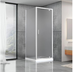 купити недорого Душевая кабина Dusel A-516, 90х90х190, дверь распашная, матовое стекло (шиншилла), 551692