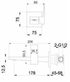 Смеситель Omnires Fresh FR7115NCR