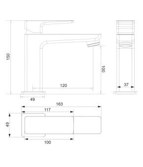 Смеситель Omnires Parma PM7410CR