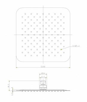 Душевая система Omnires Parma SYSPM11CR