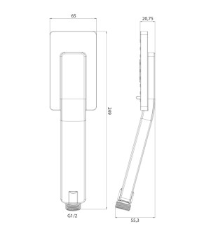 Душова система Omnires Parma SYSPM11BL