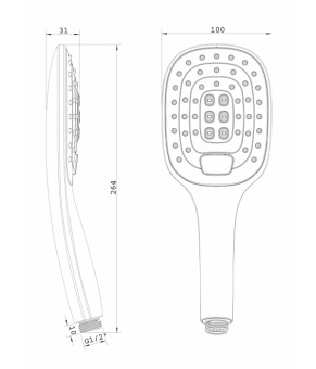 Смеситель Omnires Parma SYSPMW01CRB